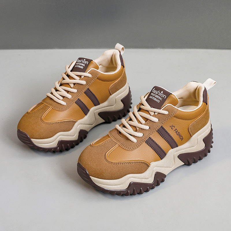 Damen Trendige Chunky Sneakers mit dämpfendem Sohlenprofil EB