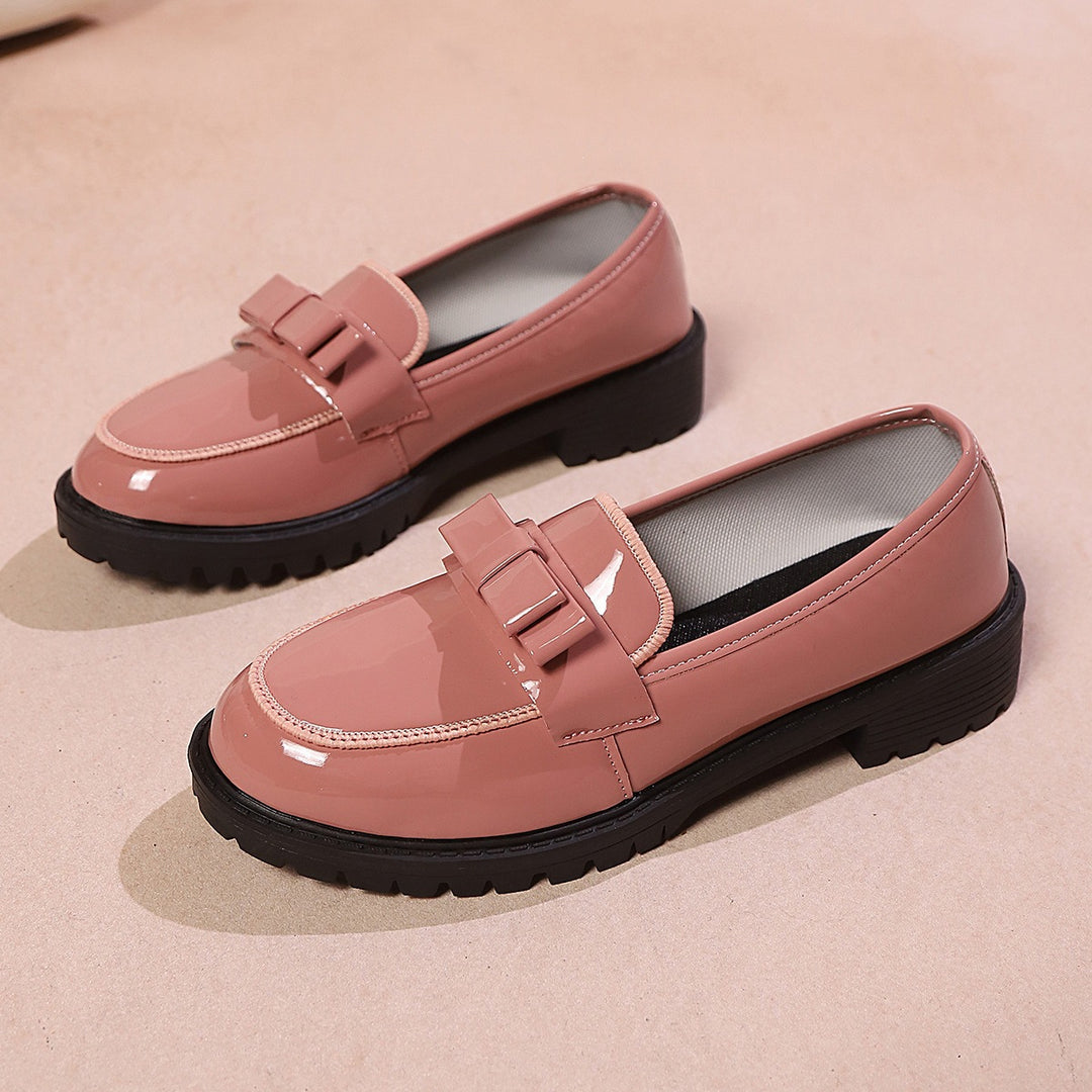 Damen Elegante und bequeme Mokassins mit modischem Schnallen-Detail EB