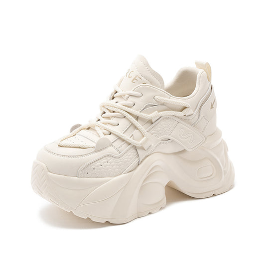 Damen Sportliche Chunky Sneakers mit rutschfester Sohle und modernem Designelement EB