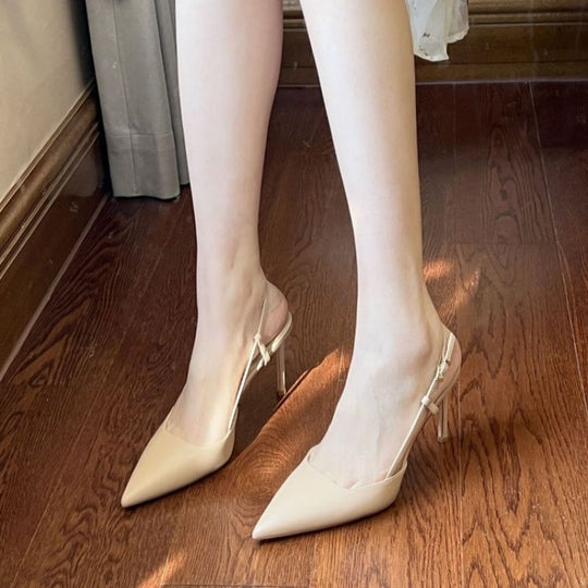 Damen Slingback High Heel Pumps mit zartem Design EB