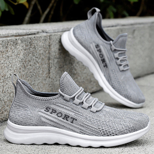 Damen Atmungsaktive Sport-Sneakers mit elastischem Obermaterial und dämpfendem Fußbett EB