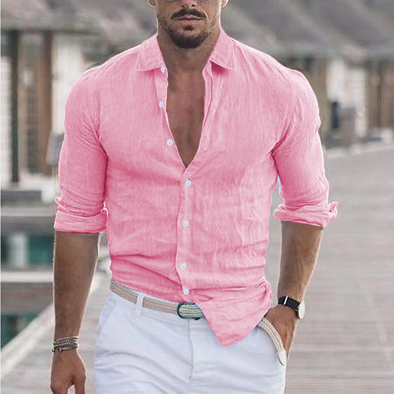 Herren Premium Hemd mit modernem Slim-Fit Schnitt und hautfreundlicher Textur EB