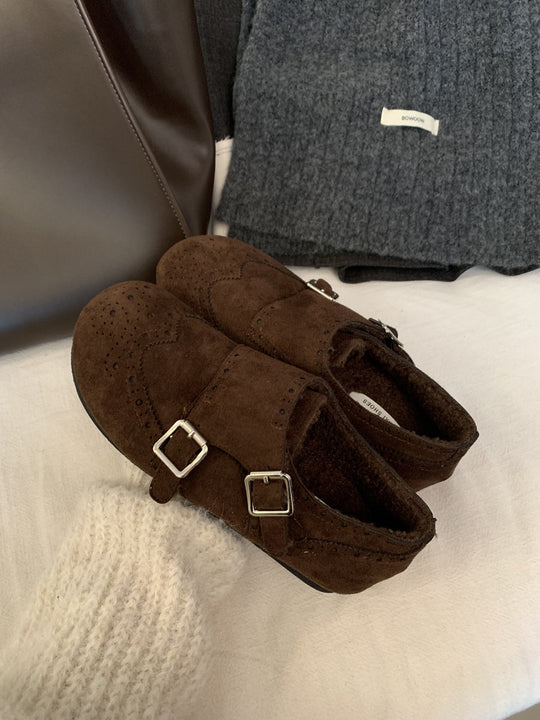 Damen Mokassins mit doppeltem Riemen und softer Innensohle EB
