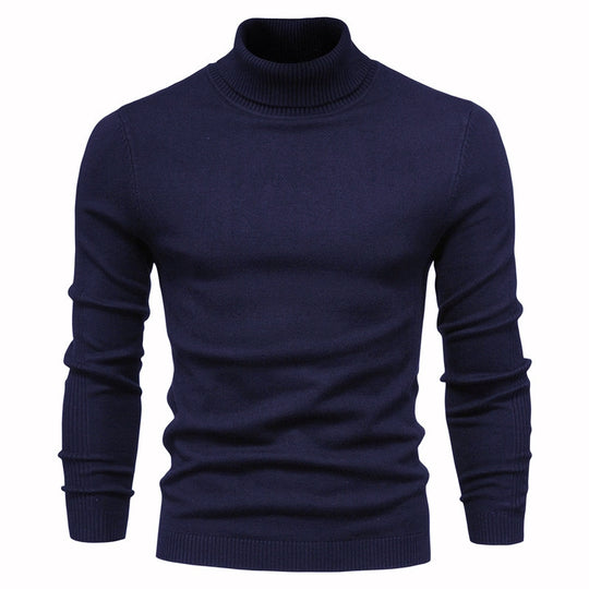 Herren Rollkragenpullover aus feinster Wolle EB