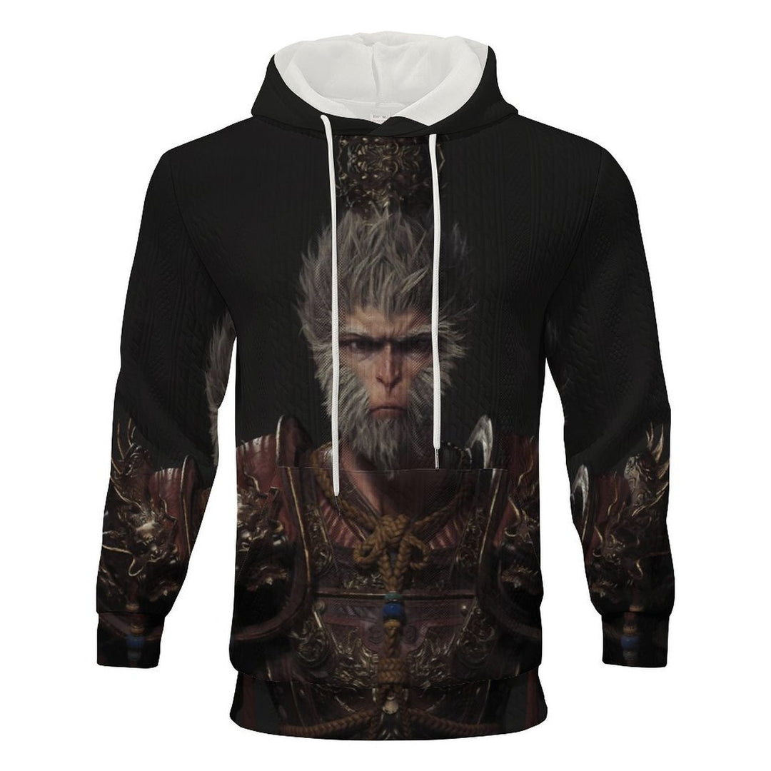 Herren Kapuzenpullover mit auffälligem Tiermotiv und praktischem Design EB