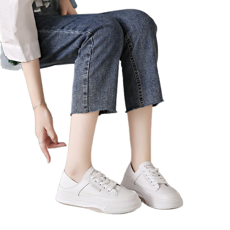 Damen Slip-On Sneakers mit komfortabler Plattform und atmungsaktiver Konstruktion EB