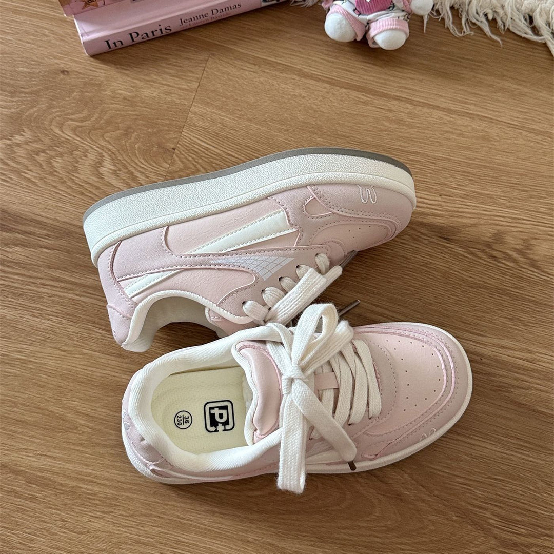 Damen Komfortable Sneakers mit atmungsaktiver Mesh-Decksohle und modischen Akzenten EB