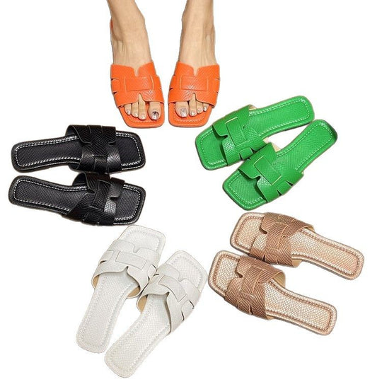 Damen modische Slides mit anpassbarem Riemendesign EB