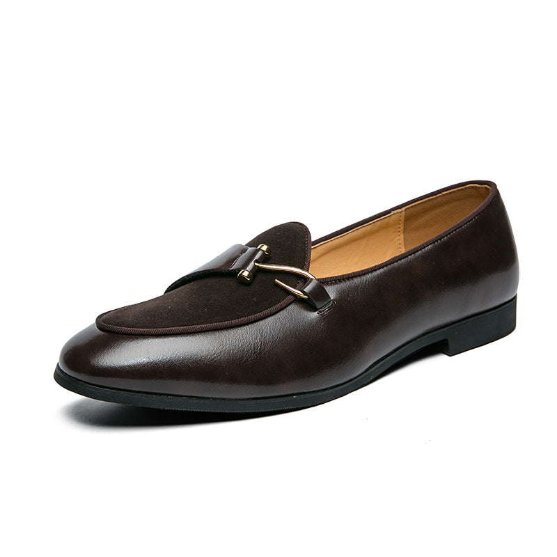 Herren Elegante Mokassins mit modischem Schnallen-Design EB