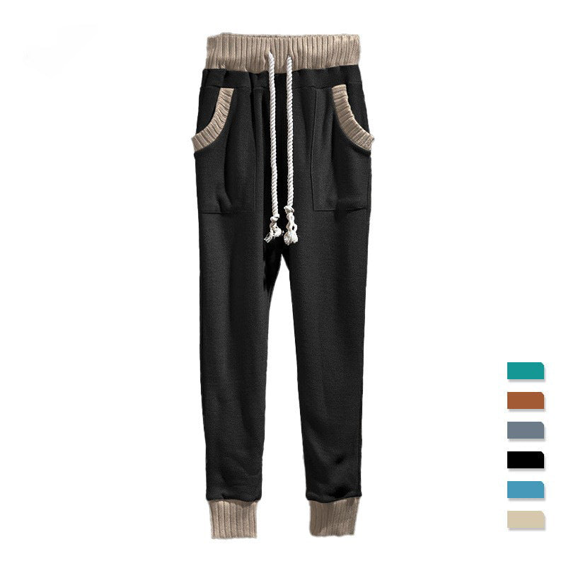 Herren Sportliche Jogginghose mit bequemen seitlichen Eingrifftaschen und elastischem Bund EB