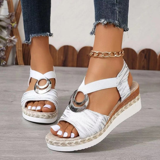 Damen Plateau Sandalen EB