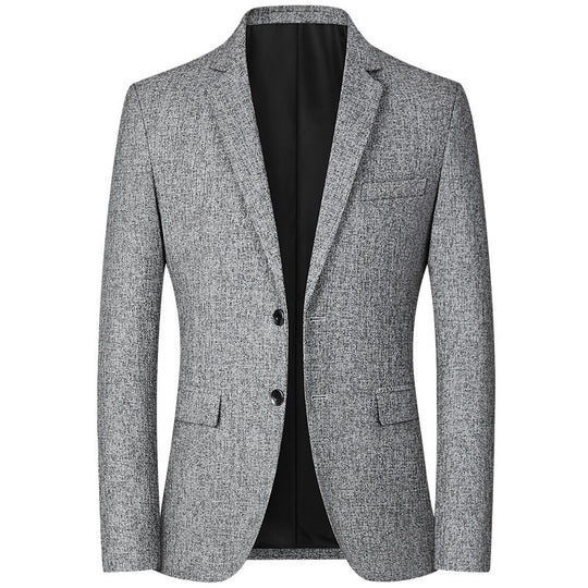Herren moderner und eleganter Blazer aus Strukturstoff EB