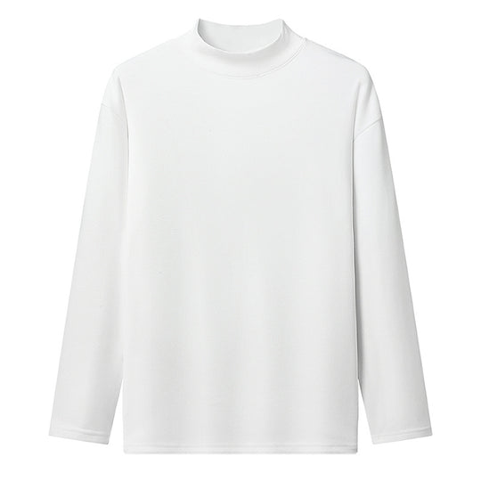 Damen Stehkragen Langarmshirt aus hochwertigem Material EB