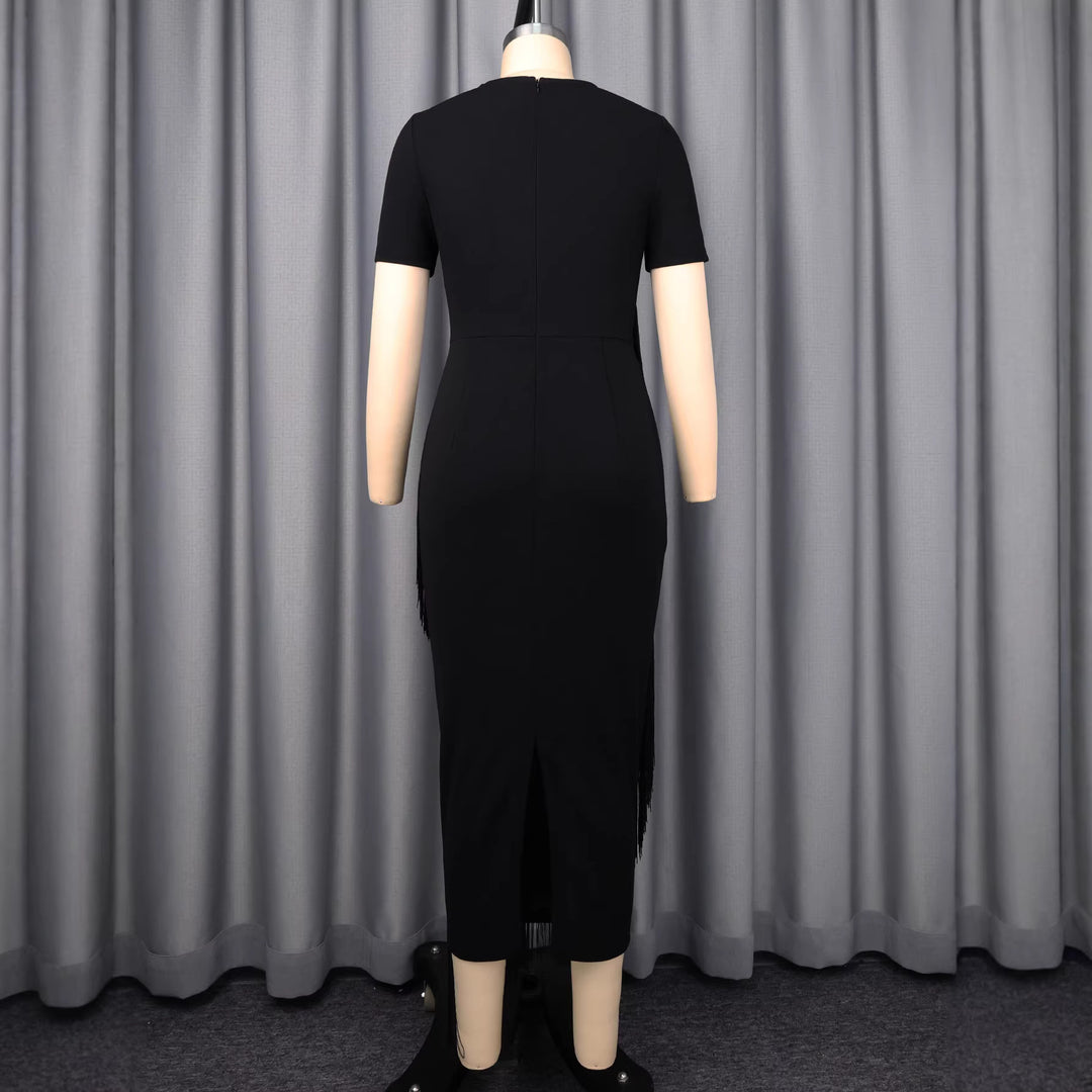 Damen Kleid mit Fransen-Detail EB
