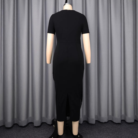 Damen Kleid mit Fransen-Detail EB