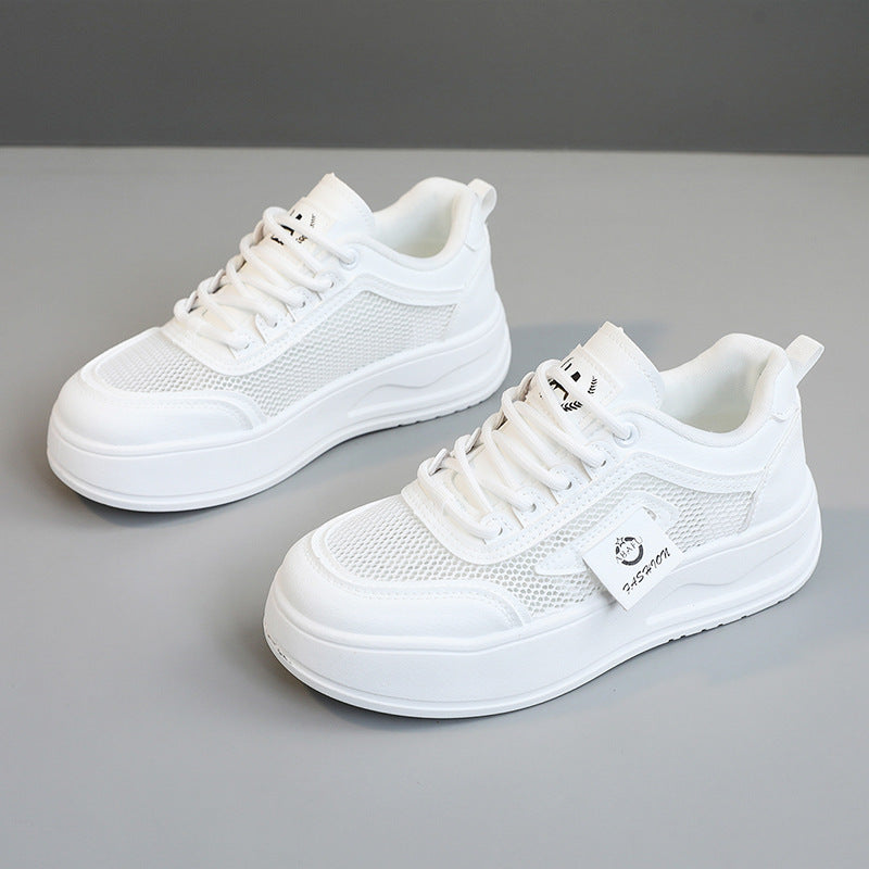 Damen sportliche Sneakers mit atmungsaktivem Mesh und dämpfendem Sohlenprofil EB