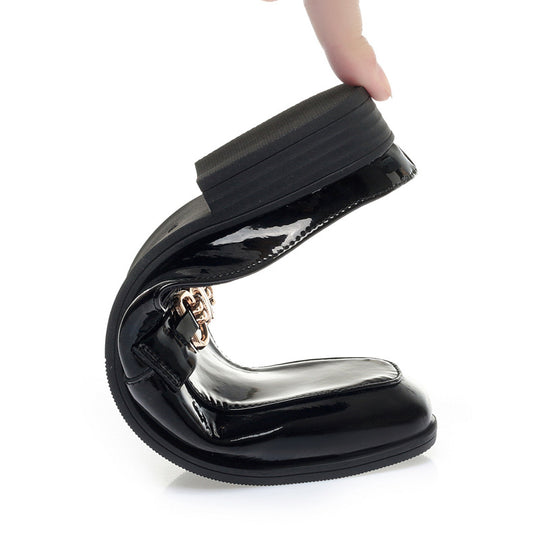 Damen Elegante Mules mit modischem Kettendetail EB
