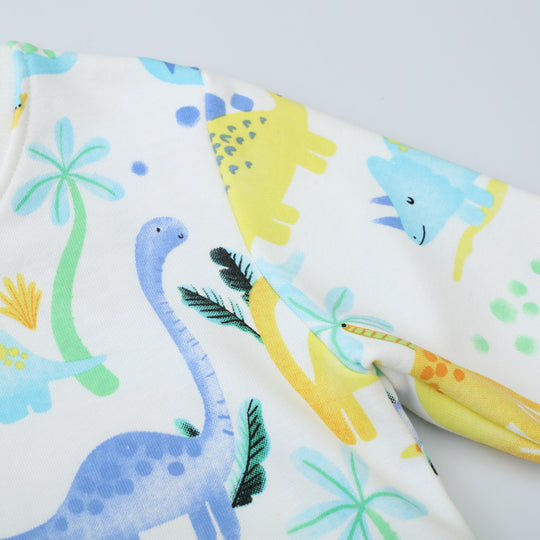 Kinder Sweatshirt mit buntem Dinosaurierdruck EB