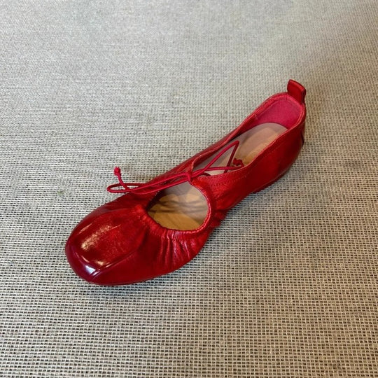 Damen Ballerina-Schuhe mit verspieltem Schnürdesign und bequemer Innensohle EB