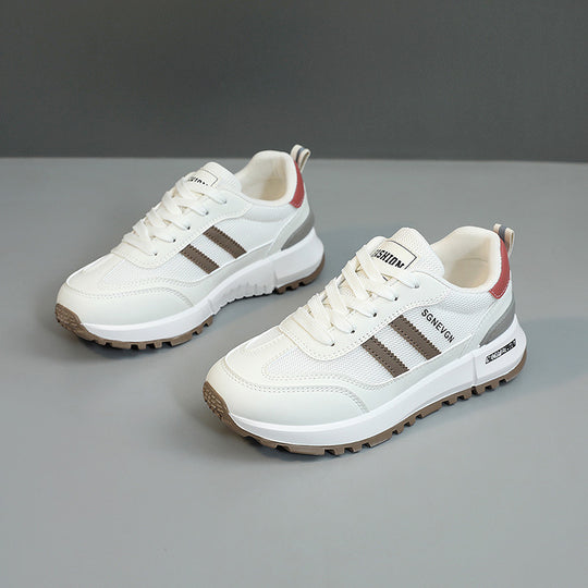 Damen Sportliche Sneakers mit verstärktem Obermaterial und rutschfester Sohle EB