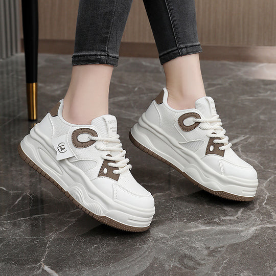 Damen Sportliche Chunky Sneakers mit ergonomischer Dämpfung und atmungsaktiver Obermaterialstruktur EB