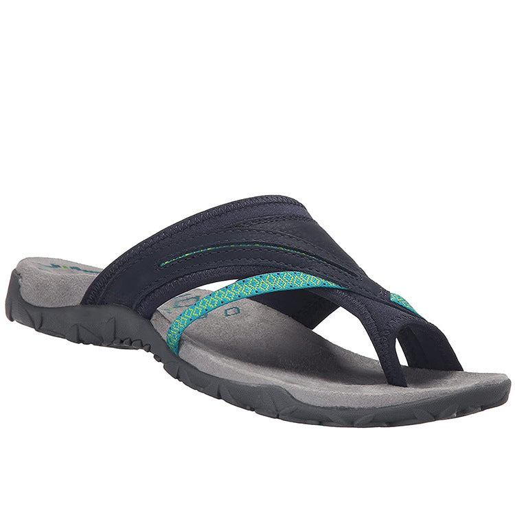 Damen trendige Zehentrenner-Sandalen EB