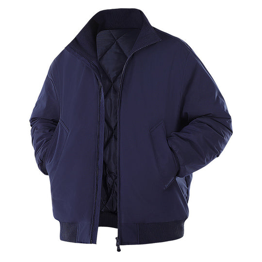 Herren Winterjacke mit warmem Innenfutter und praktischen Taschen EB