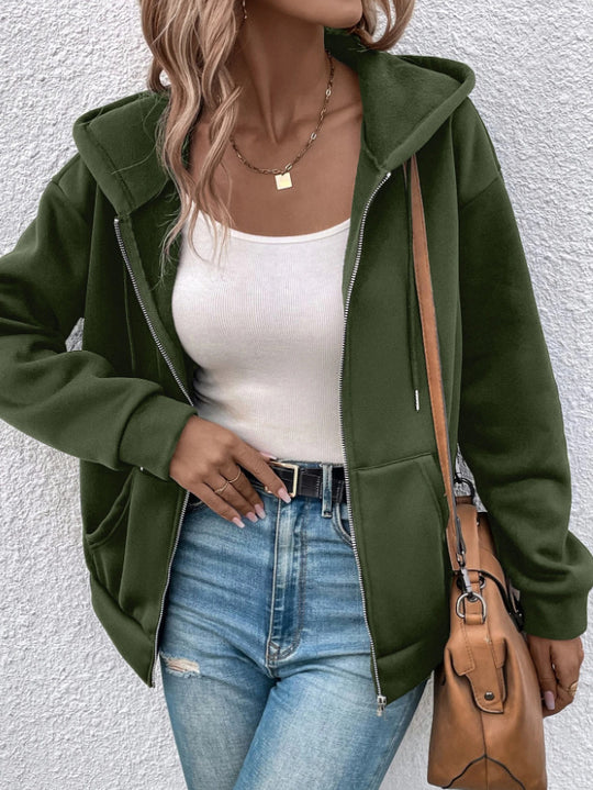 Damen Gemütliche Kapuzenjacke EB