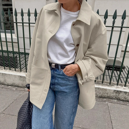 Damen Oversized Utility-Jacke EB
