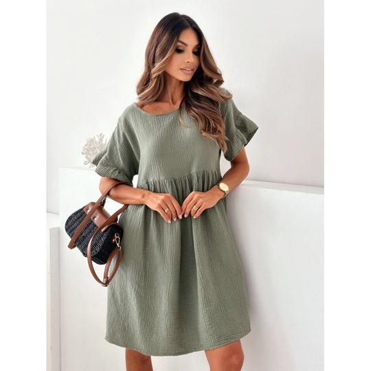 Damen Breezy A-Linie Mini Kleid EB