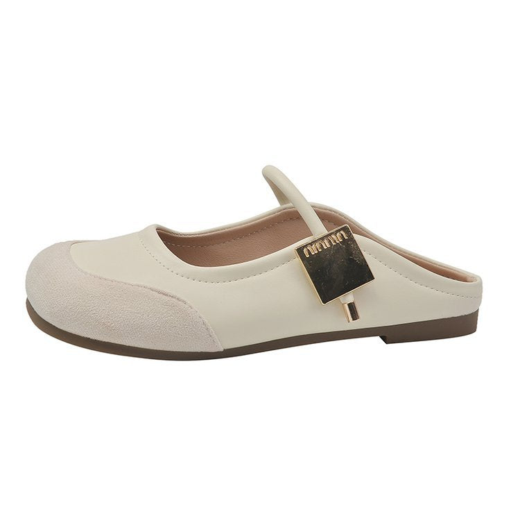 Damen elegante Ballerinas mit modischem Riemchen und komfortabler Innensohle EB