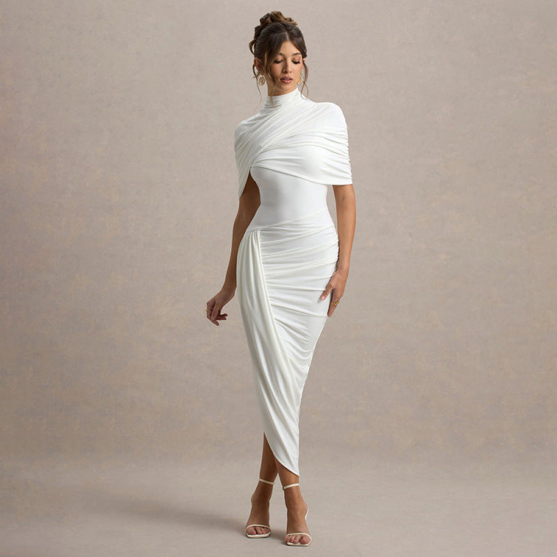 Damen Drapiertes Abendkleid EB