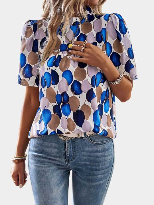 Damen Elegante Freizeitbluse mit modernen Mustern EB