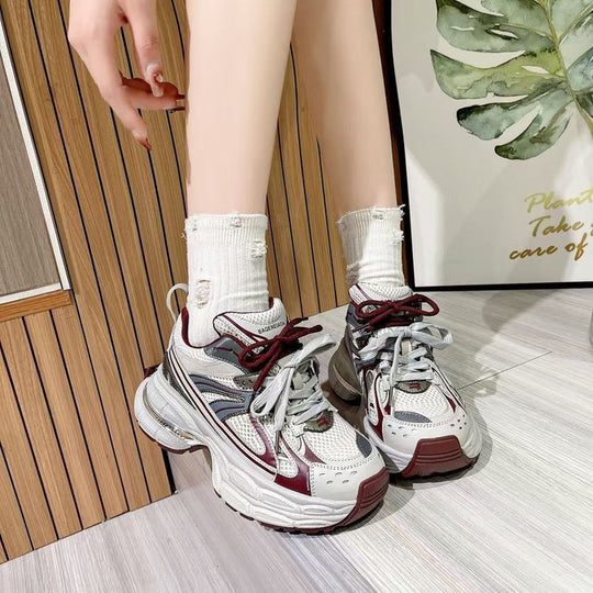 Damen Multifunktionale Sport Sneakers mit stoßdämpfender Sohle und atmungsaktivem Mesh-Obermaterial EB