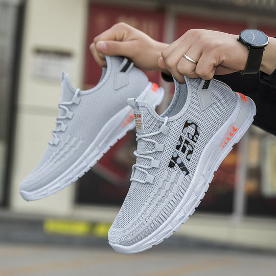 Damen Atmungsaktive Sneakers mit flexibler Laufsohle und stoßdämpfendem Fußbett EB