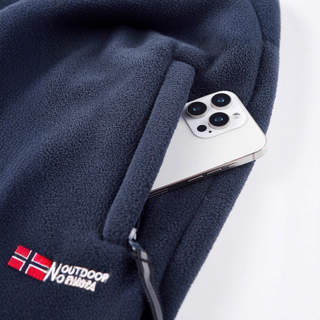 Herren Thermo‑Fleecehose mit hochfloriger Sherpa‑Innenfütterung und Reißverschlusstaschen EB