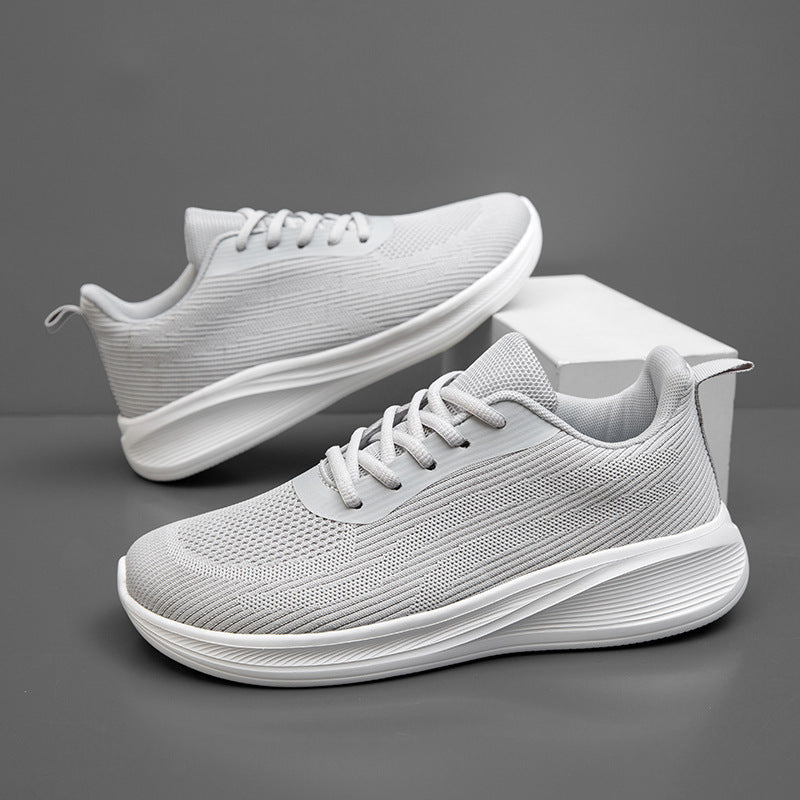 Damen Sportliche Sneakers mit atmungsaktivem Gewebe und dämpfender Sohle EB