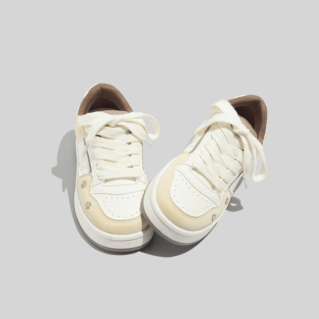 Damen Sneaker mit niedlichen Tierapplikationen und gepolsterter Innensohle EB
