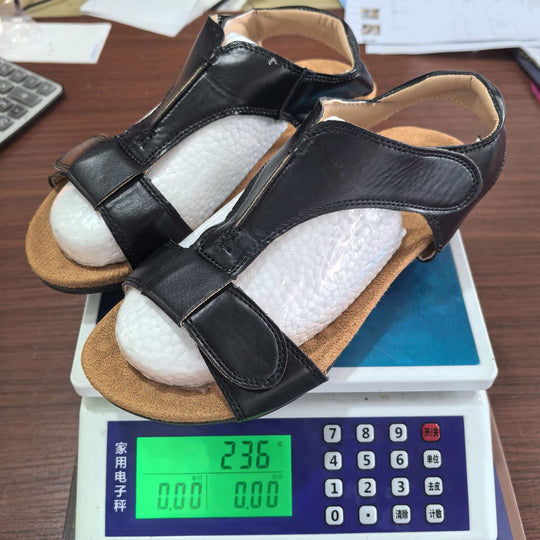 Damen Komfortable Zehensandalen mit verstellbaren Riemen EB