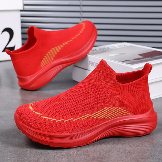 Damen Atmungsaktive Slip-On Sportschuhe mit flexiblem Design EB
