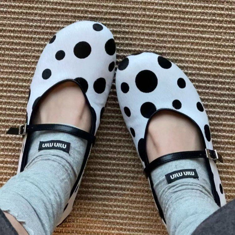 Damen Ballerinas mit modischer Schleifenverzierung und atmungsaktivem Material EB