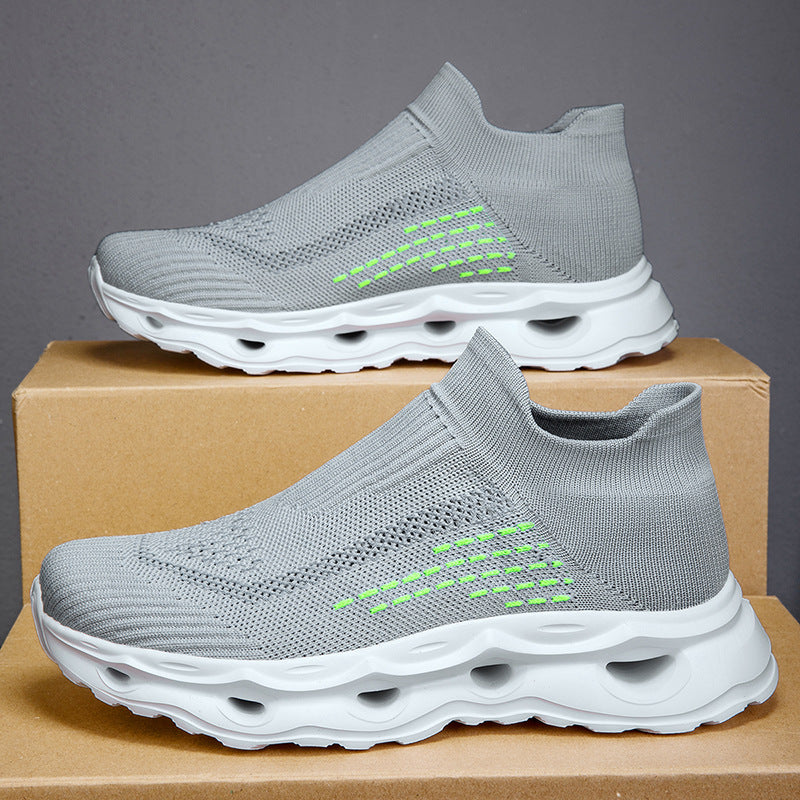 Damen Hochentwickelte Sportliche Sneakers mit elastischem Strickoberteil und dämpfender Sohle EB