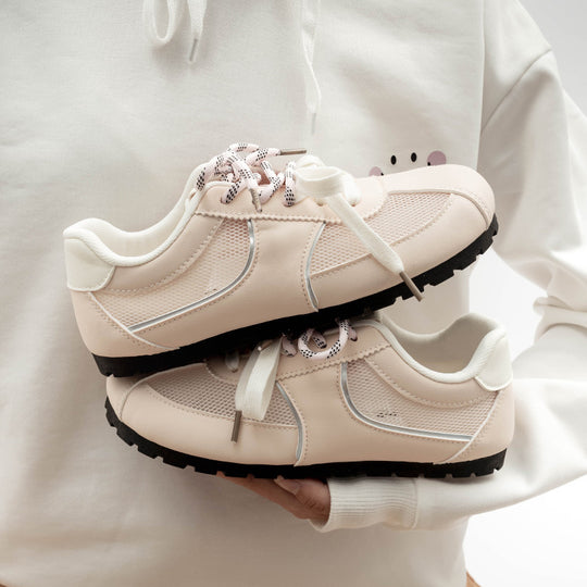 Damen Sportliche Freizeitsneaker mit atmungsaktiver Mesh-Oberfläche und komfortabler Dämpfung EB