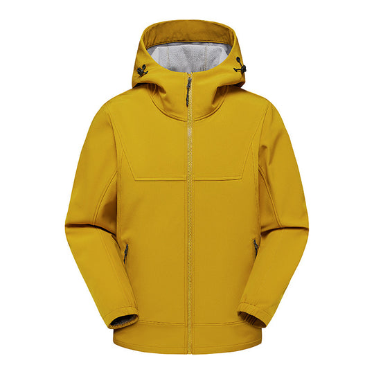 Herren technische Multifunktionsjacke mit verstellbarem Kapuzenkragen und wasserabweisendem Material EB