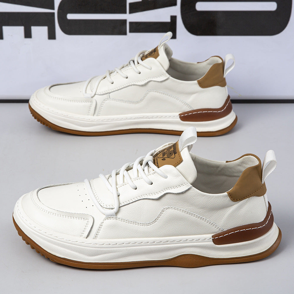 Damen Sportliche Ledersneaker mit komfortabler Sohle EB