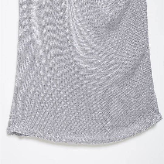 Damen Haltertop mit elegantem Wasserfallausschnitt und figurumspielendem Schnitt EB