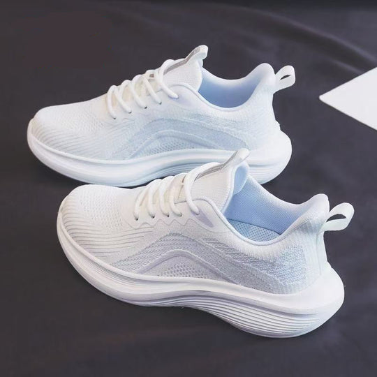 Damen Atmungsaktive Laufsneaker mit flexibler Sohle und dämpfendem Fußbett EB