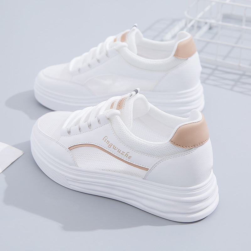 Damen Lifestyle Sneakers mit atmungsaktiver Mesh-Oberfläche und bequemer Dämpfung EB