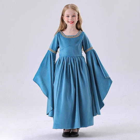 Mädchen Märchenhaftes Kapuzenkleid EB