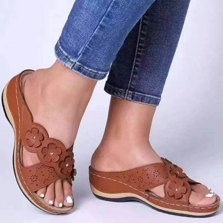 Damen modische Clogs mit verstellbaren Schnallen EB